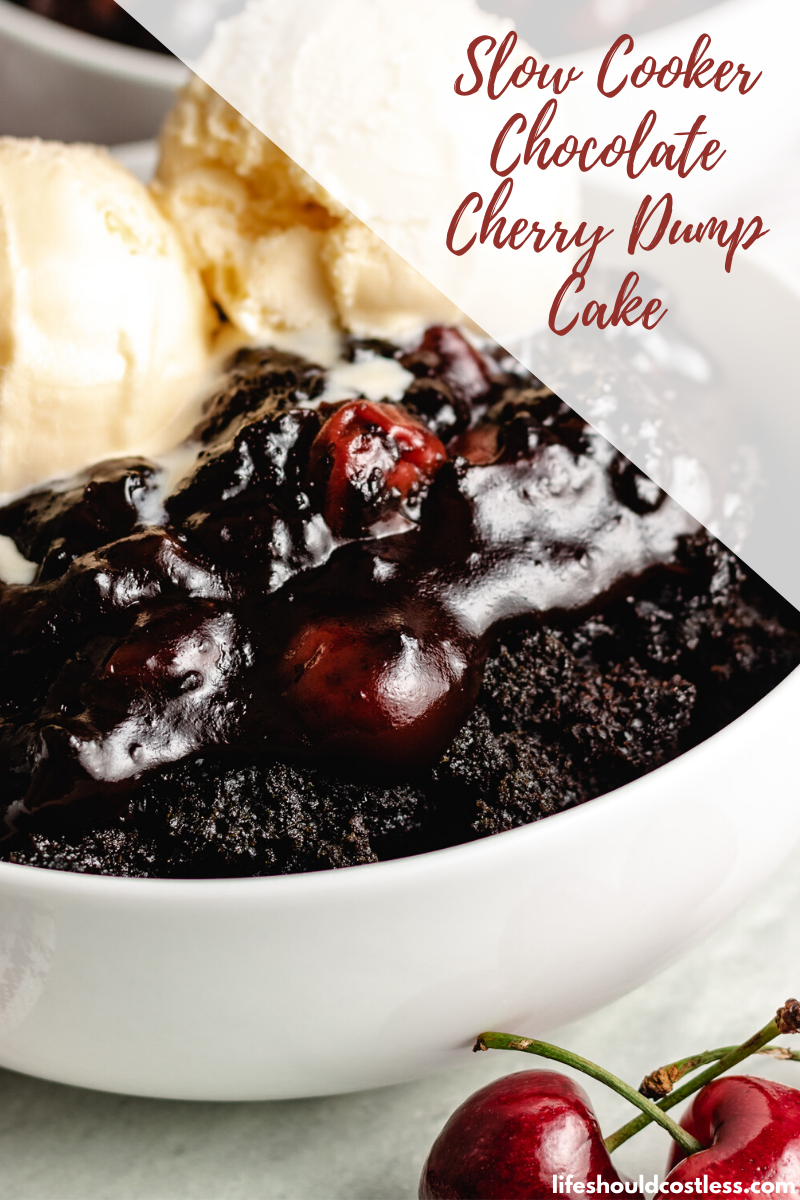 Slow Cooker Chocolate Cherry Dr Pepper Dump Cake Life Should Cost Less
