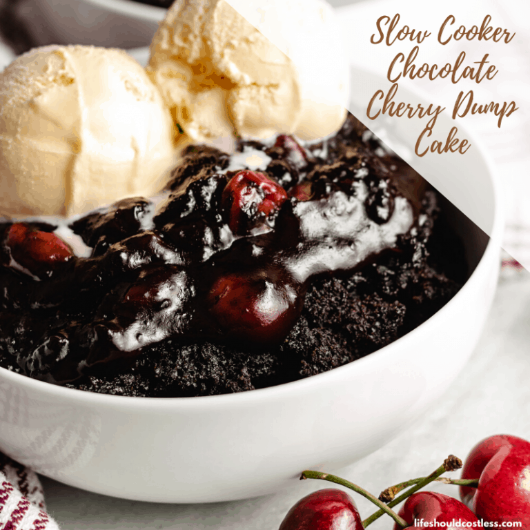 Slow Cooker Chocolate Cherry Dr Pepper Dump Cake Life Should Cost Less