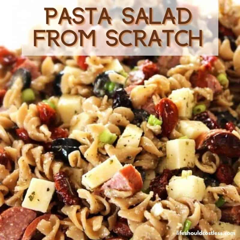 pasta salad basics. learn to make homemade pasta salad from scratch.