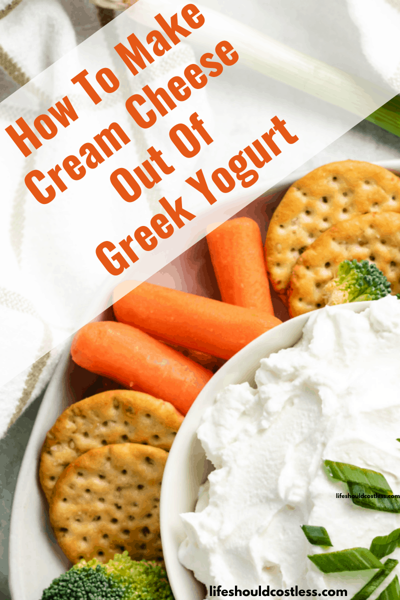 Using greek yogurt instead of cream cheese. lifeshouldcostless.com