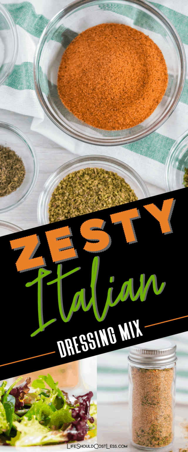 Best Zesty Italian Dressing Mix (Bulk Recipe) Life Should Cost Less