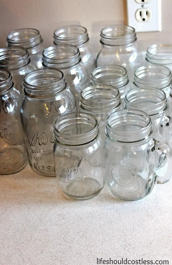 How To Clean Mason Jars - Life Should Cost Less