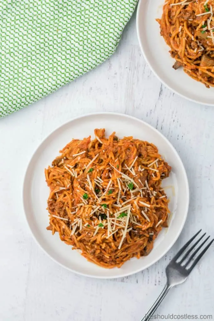 Crock Pot Spaghetti - Simple Joy