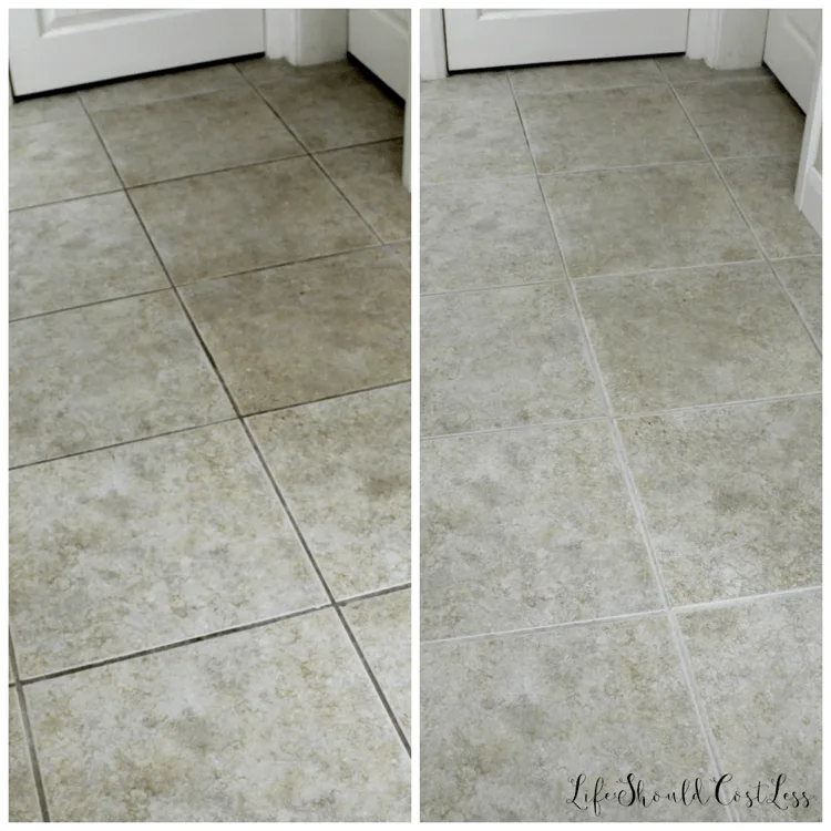 Tile and counter top grout cleaning tips. lifeshouldcostless.com