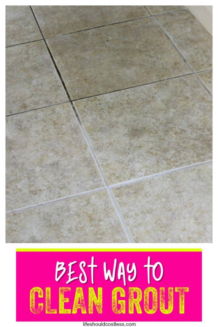 How To Clean Grout The Easiest Cheapest Way Life Should Cost Less