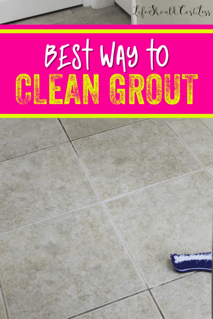 Tile and grout cleaning for both counter tops and floors. The easy way to clean grout. lifeshouldcostless.com