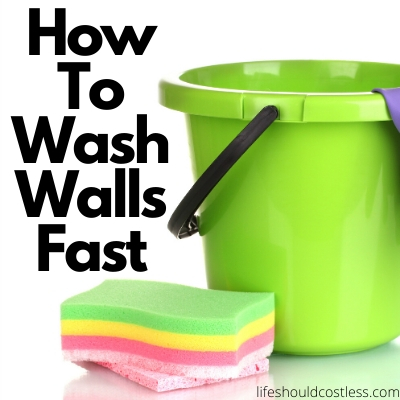 How to wash walls fast. The best way to clean walls. lifeshouldcostless.com