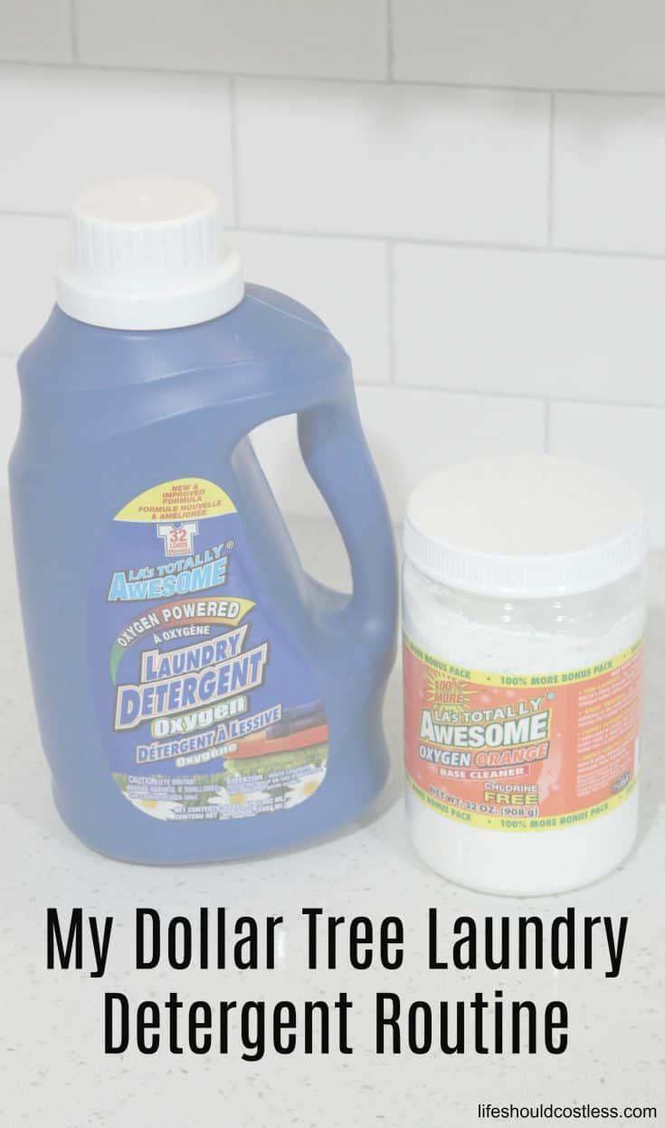 My Dollar Tree Laundry Detergent Routine Life Should Cost Less