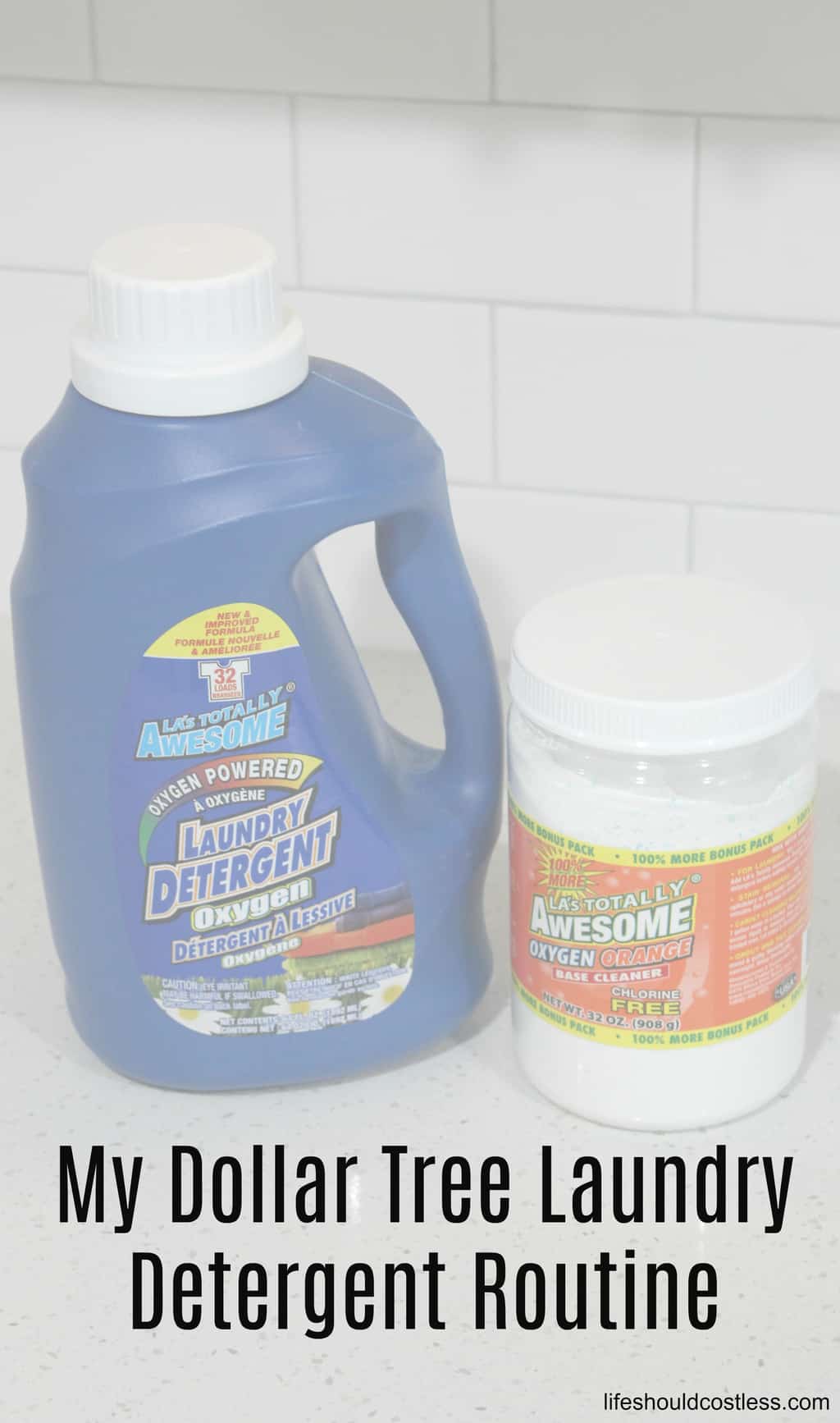 My Dollar Tree Laundry Detergent Routine Life Should Cost Less