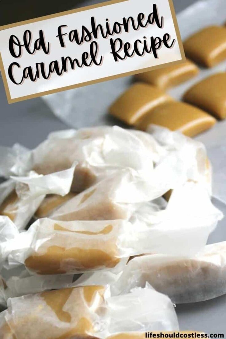 Old fashioned caramel recipe. Learn how to make caramel the old fashioned way. This recipe is perfect for candies, salted caramels, popcorn, caramel sauce, as well as making your own caramel bits.