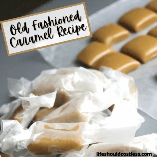 Old Fashioned Caramel Recipe - Life Should Cost Less