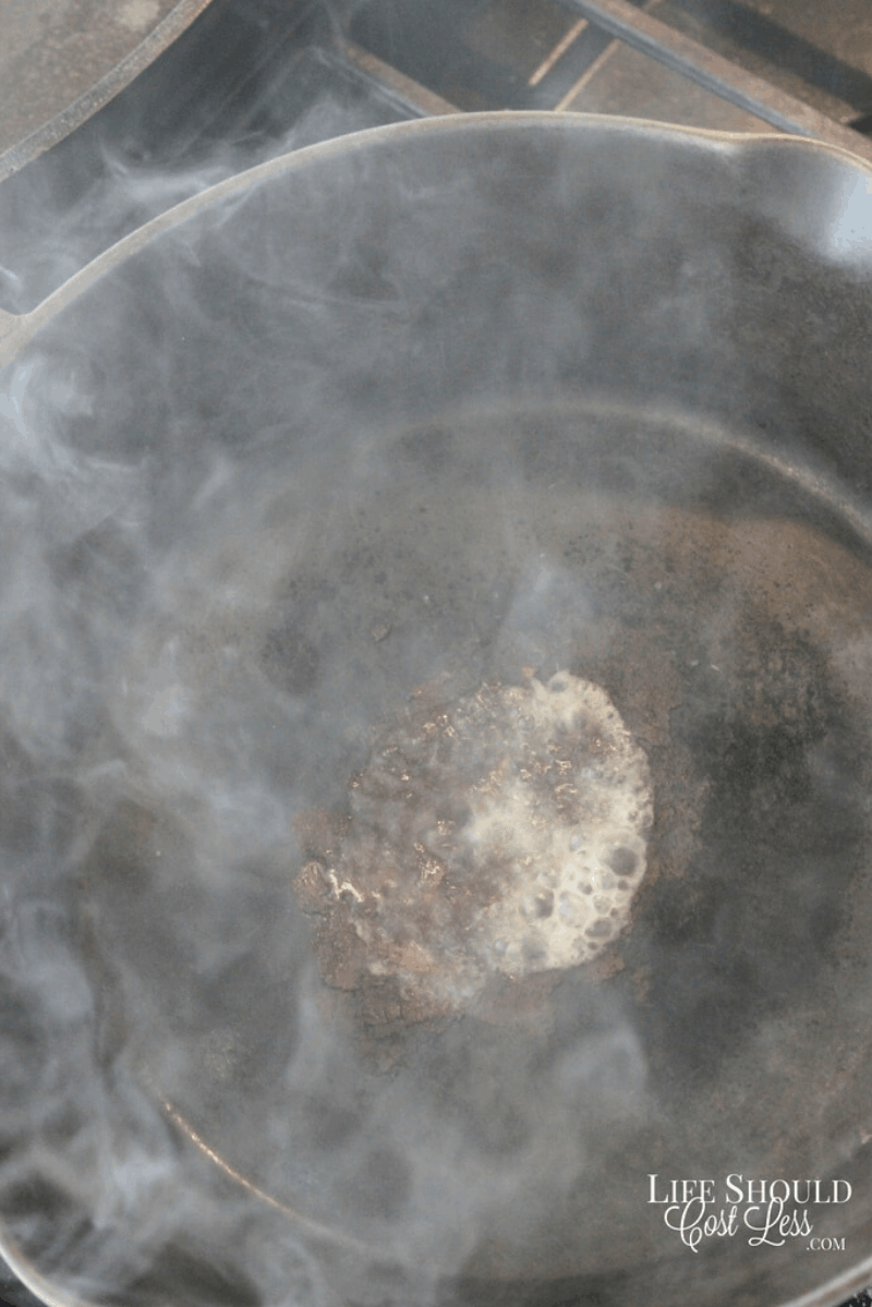 Cast Iron Cleaning Tip How To Clean Stuck On Food From Cast Iron