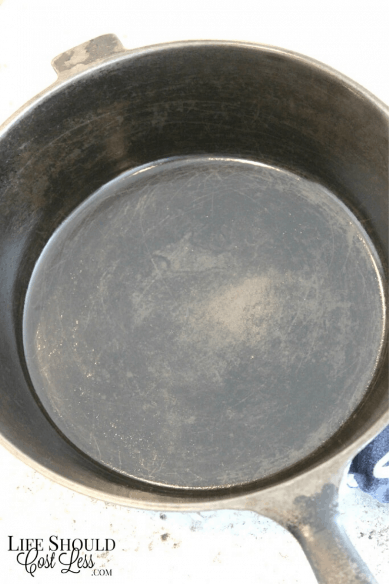 Cast Iron Cleaning Tip How To Clean Stuck On Food From Cast Iron