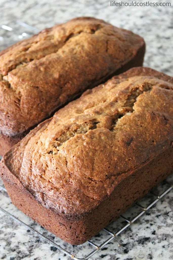 What can you add to banana bread recipe? Banana nutmeg bread recipe.