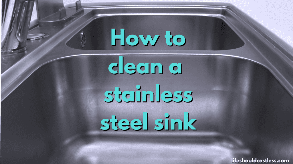 how to clean a stainless steel sink (1)