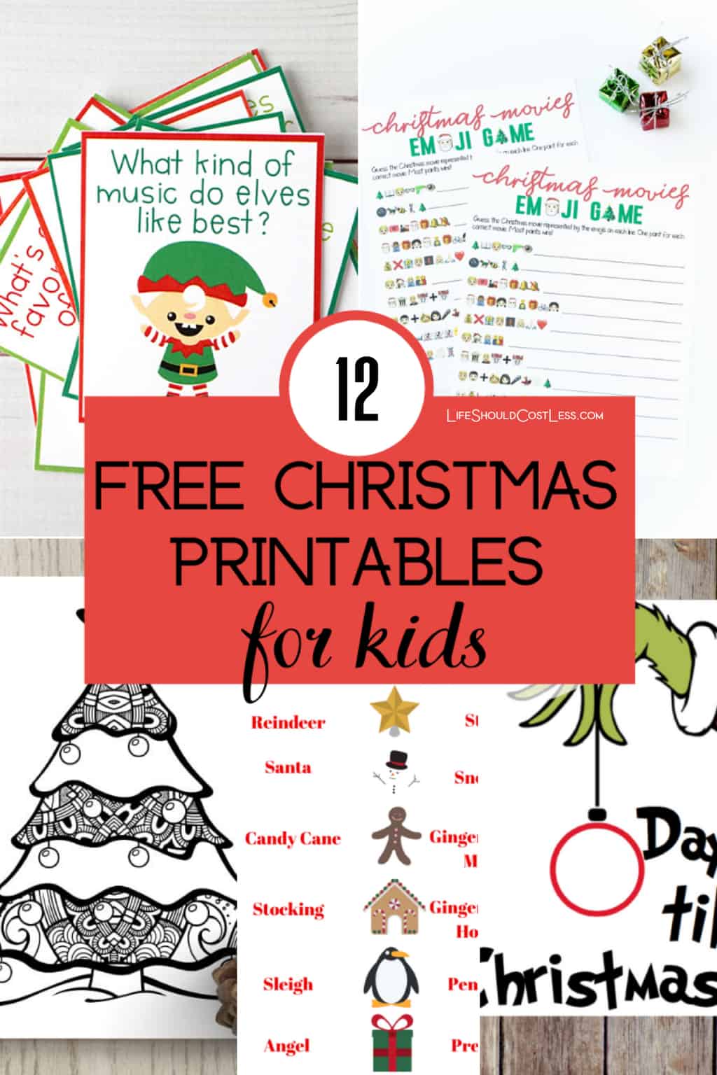 12 Free Christmas Printable Activities For Kids