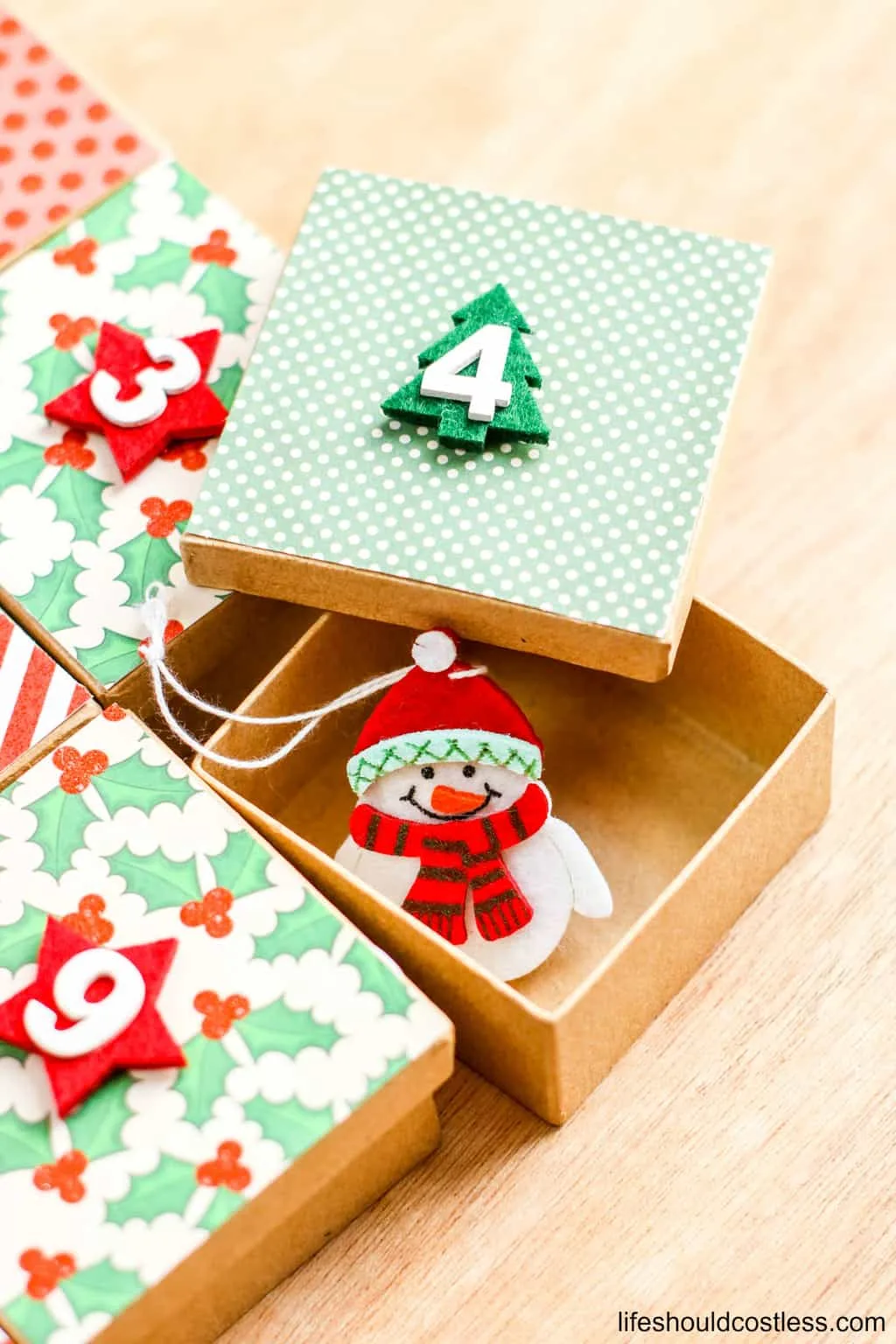 CHRISTMAS ADVENT COUNTDOWN GOODY BOXES KIDS CRAFT