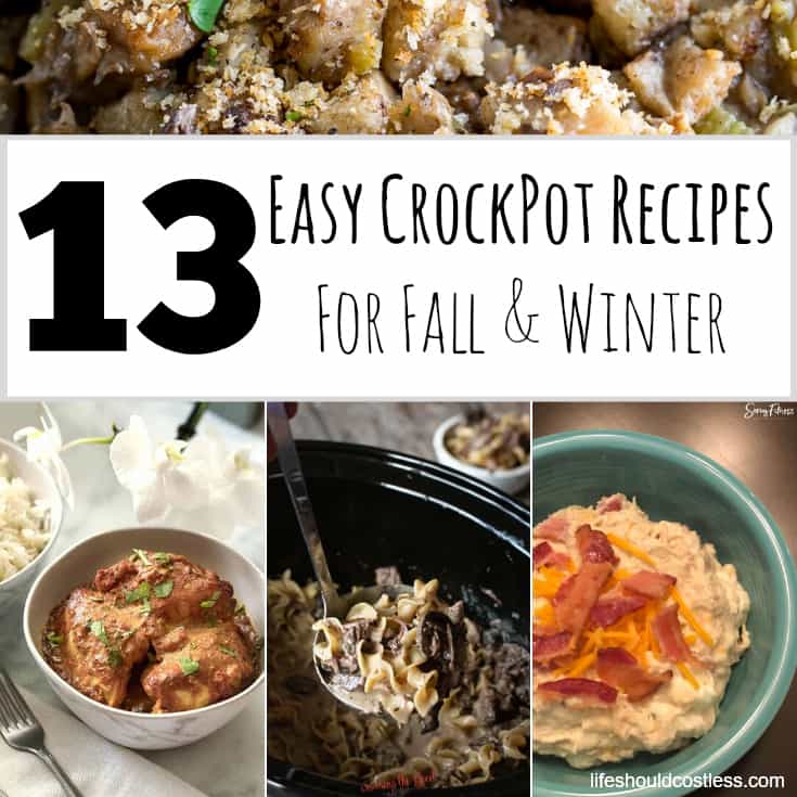 fall crock pot recipes and winter crockpot recipes