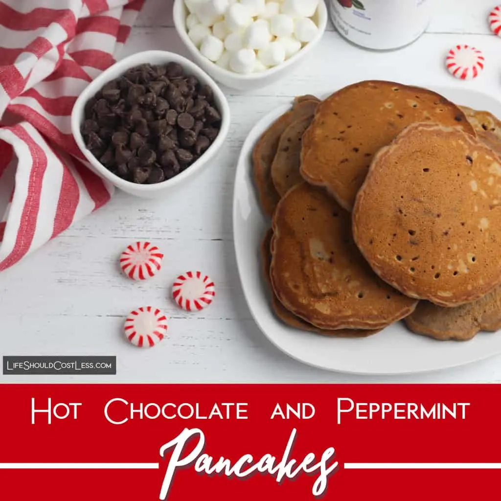 Easy Hot Chocolate And Peppermint Pancakes