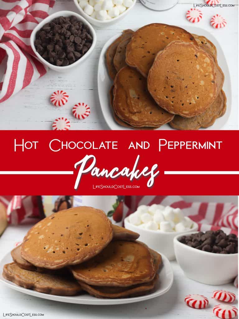 Easy Hot Chocolate And Peppermint Pancakes