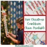 Free Christmas Advent Countdown Paper Chain Printable (With Video ...
