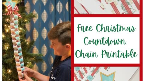 free printable christmas chain countdown