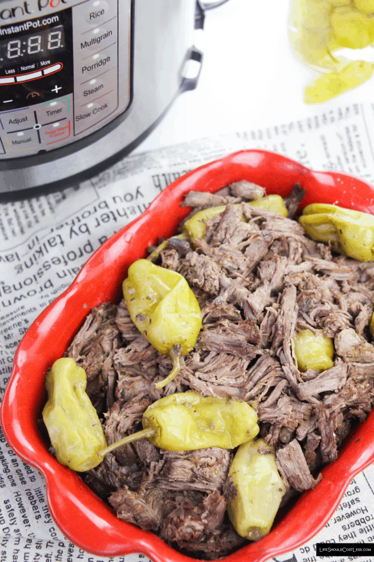 The Easiest Italian Beef Recipe lifeshouldcostless.com