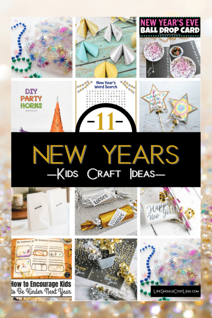 11 New Years Crafts For Kids - Life Should Cost Less