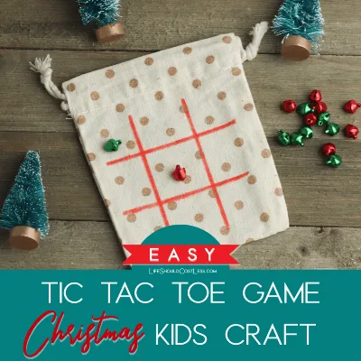 Easy Tic Tac Toe Game Christmas Kids Craft