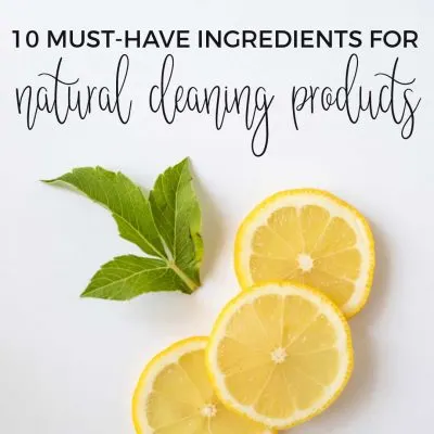 Natural items you need to make home-made non-toxic cleaning products. lifeshouldcostless.com