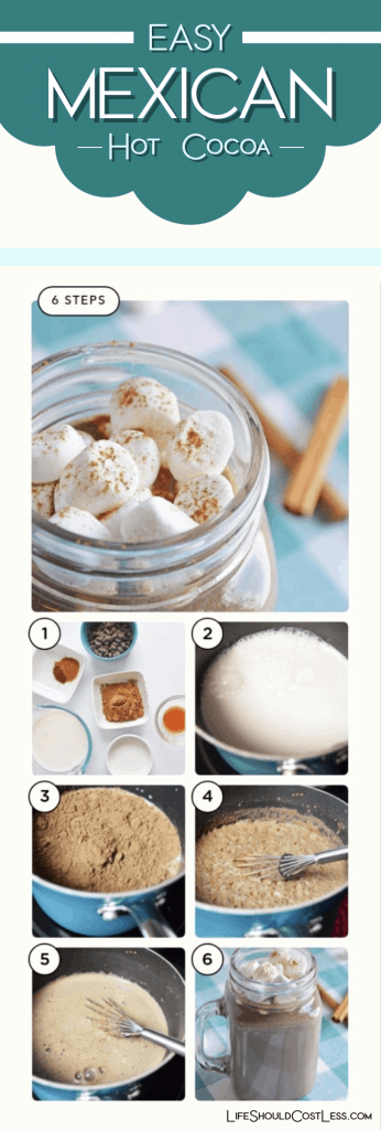 Easy Mexican Hot Cocoa Recipe lifeshouldcostless.com