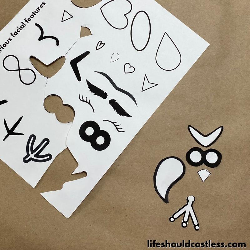 Step 5 Decide which owl shapes you want and cut them out
