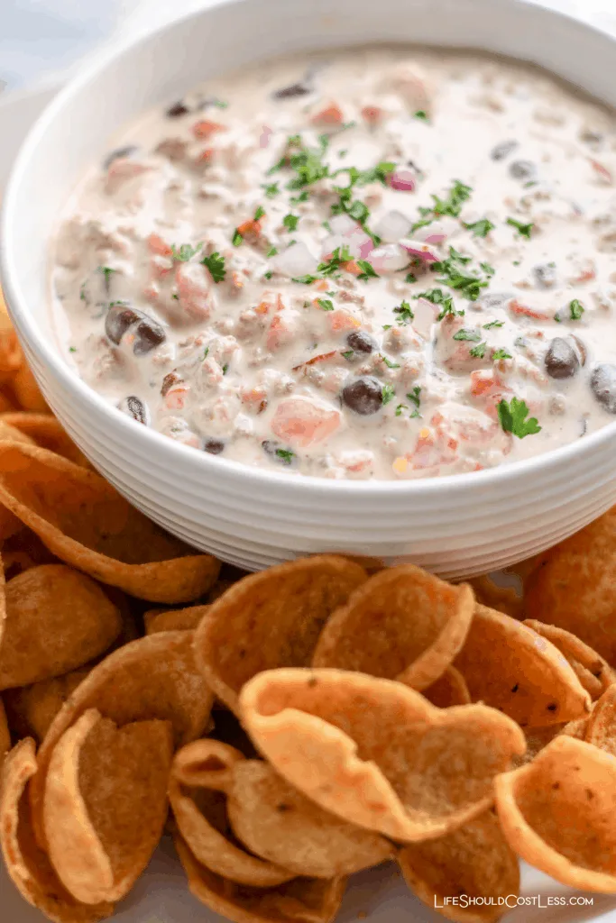 Creamy Chilled Queso Dip - HIllstone Cold Queso Copycat