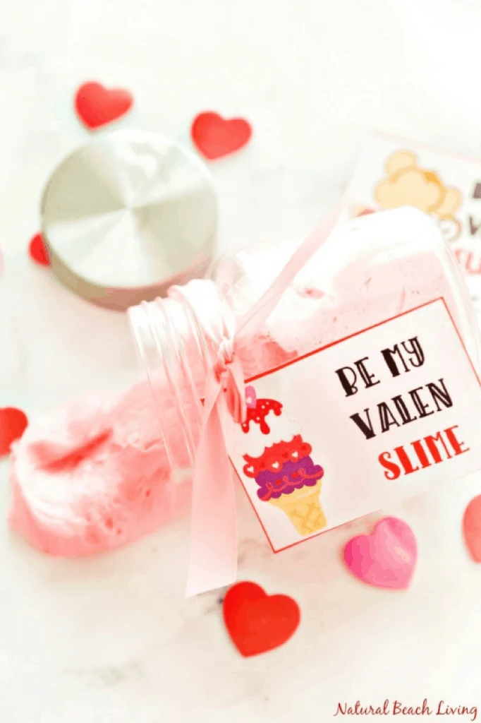 The Best Fluffy Slime Valentine Free Printable lifeshouldcostless.com