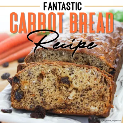 Carrot bread recipe lifeshouldcostless.com