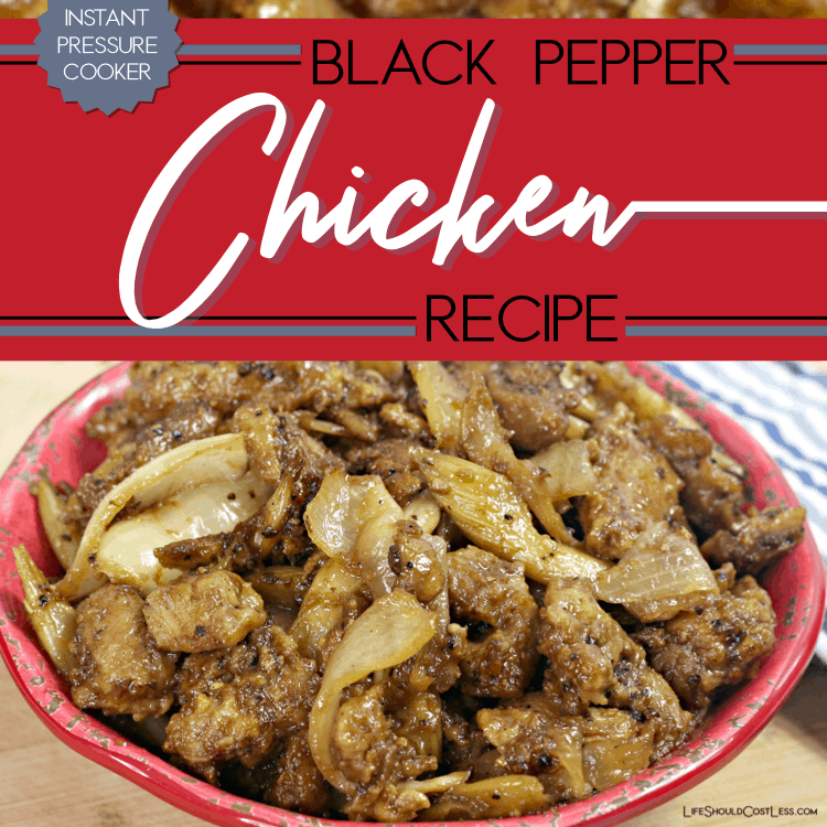 This Black Pepper Chicken is a super yummy Chinese recipe. The best part is that it has been simplified by making it in an Instant Pot Pressure Cooker.