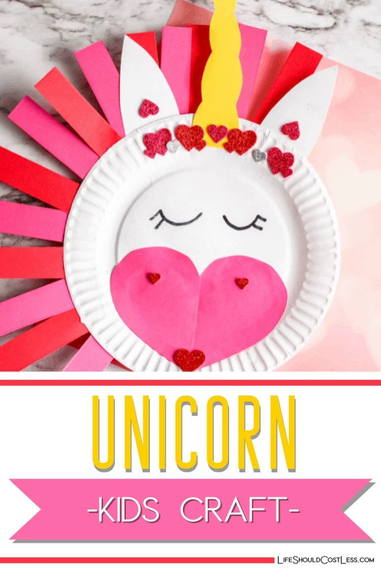 Easy Unicorn Arts And Crafts For Kids diy project. lifeshouldcostless.com