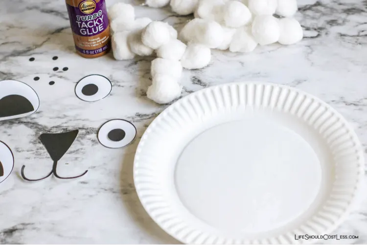 bear paper plate craft for kids