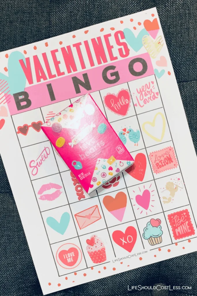 Free Valentine Bingo Printables - Life Should Cost Less