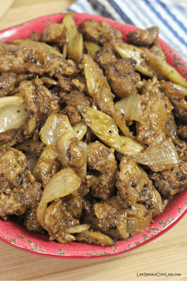 Instant Pot Black Pepper Chicken Recipe Life Should Cost Less