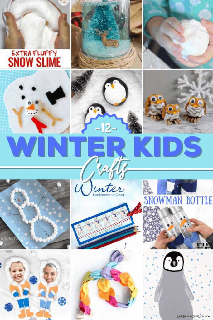 12 Winter Craft Ideas For Kids - Life Should Cost Less