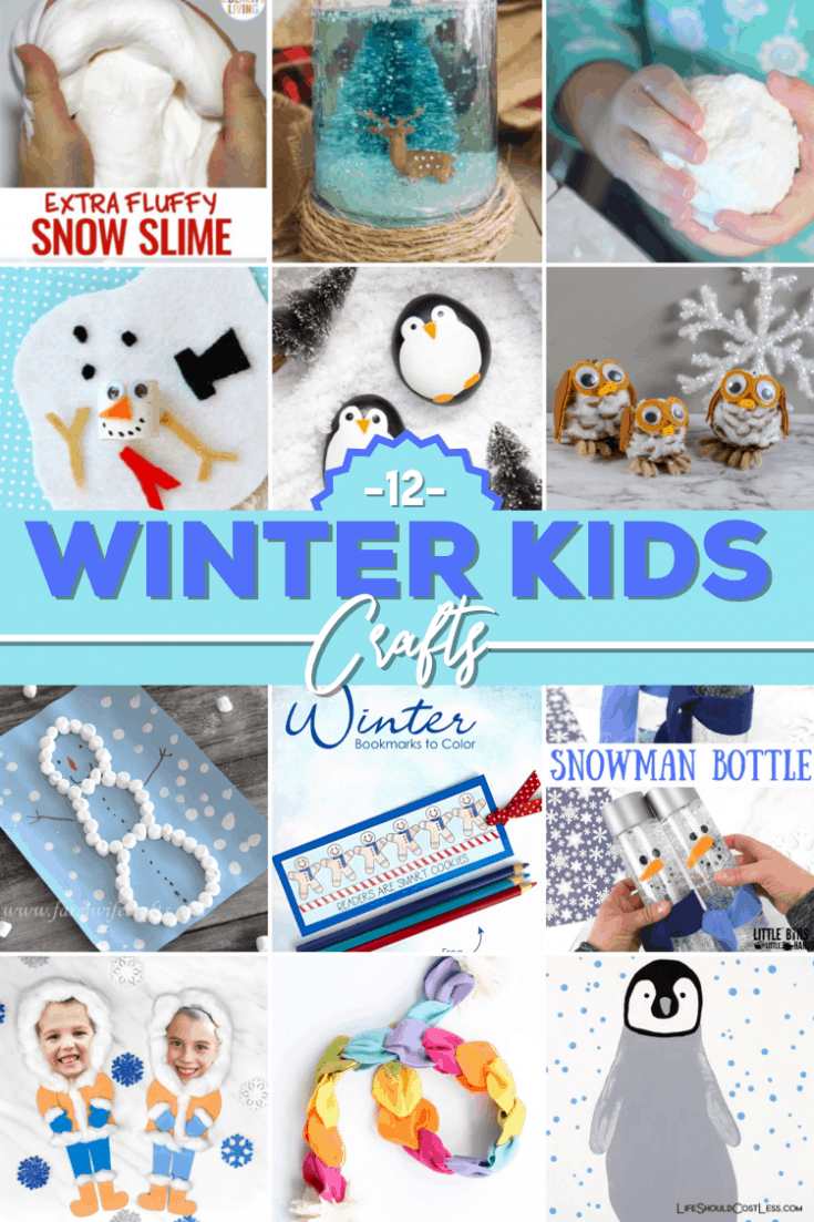 12 Winter Craft Ideas For Kids Life Should Cost Less