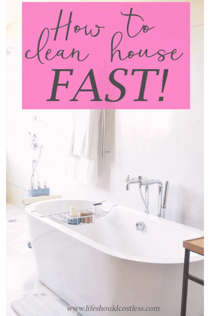 Fastest way to clean house lifeshouldcostless.com