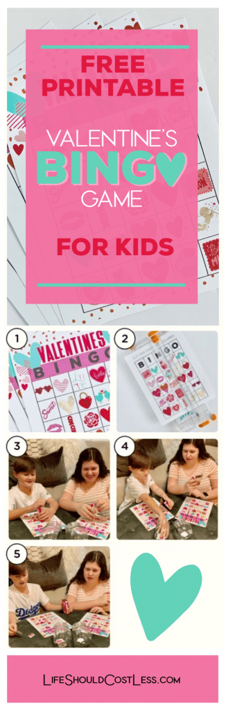 Printable valentine bingo cards. lifeshouldcostless.com