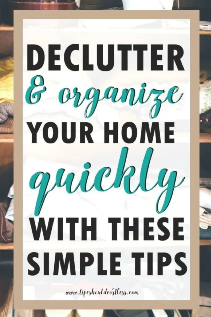How to be ruthless when decluttering clothes, or any other item in your "mess". Here are ten easy tips to get you started in no time.  