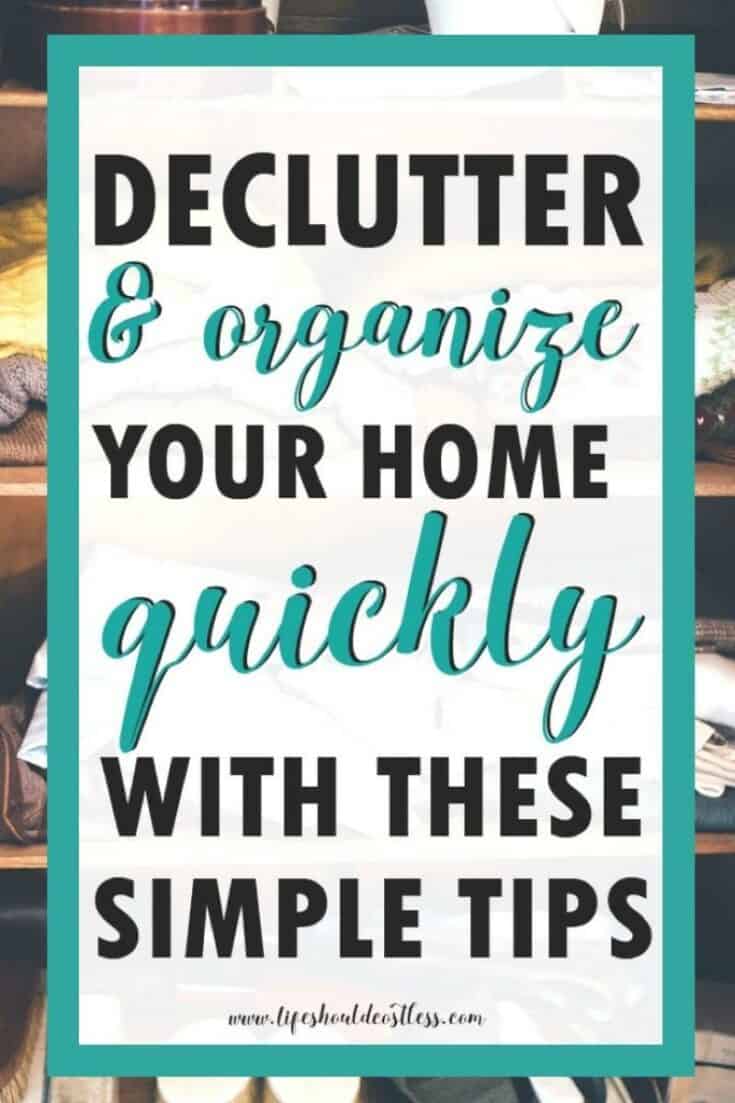 What does decluttering mean? Learn about it/dejunking as well as how to be efficient at it.