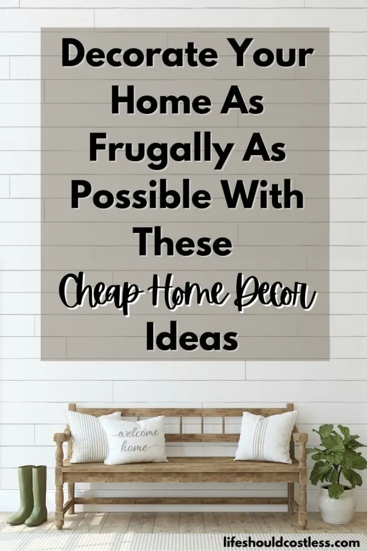 8 Ways to Save on Home Decor  Little House of Four - Creating a beautiful  home, one thrifty project at a time.