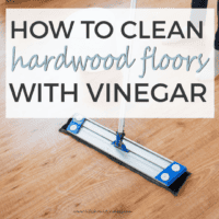 cleaning hardwood floors with vinegar