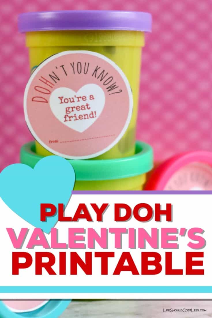 free printable play doh valentine, free printable play dough valentine