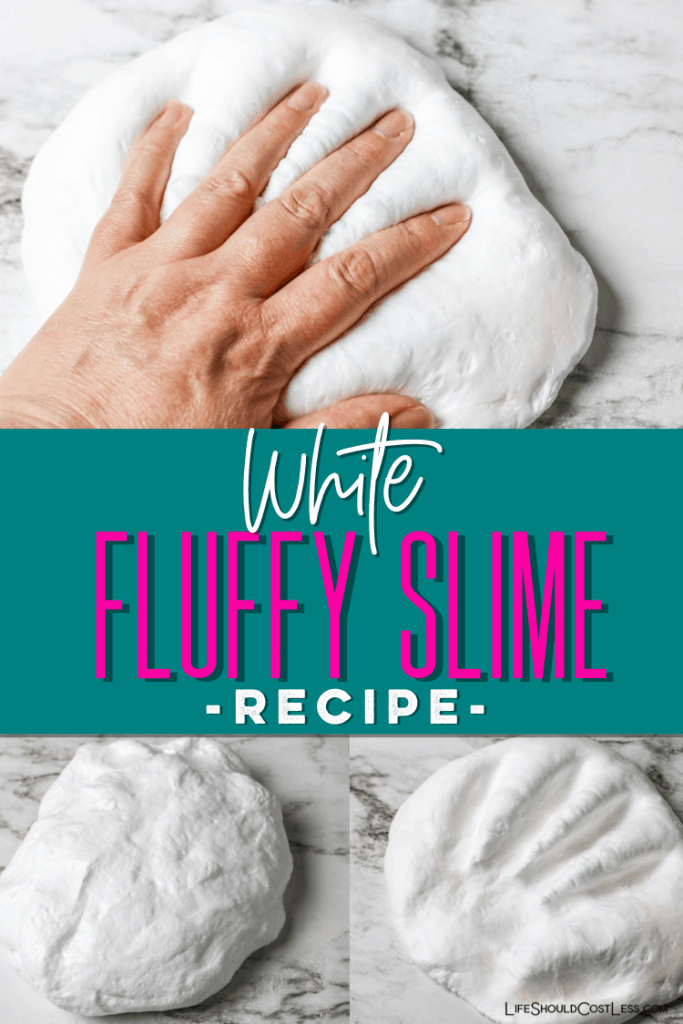 How to make fluffy slime recipe. lifeshouldcostless.com